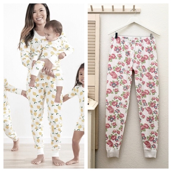 Hanna Andersson Other - Hanna Andersson Floral Long John Style PJ Bottoms